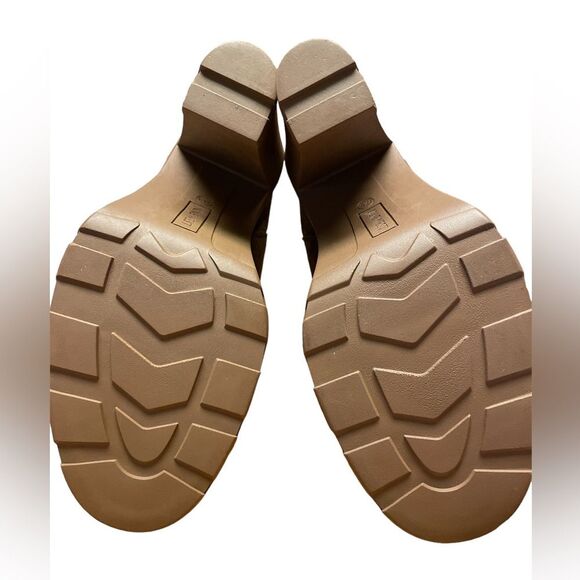 new Nine West chunky y2k block Ream Women High Heel Chelsea Boots 7.5 - Picture 11 of 11